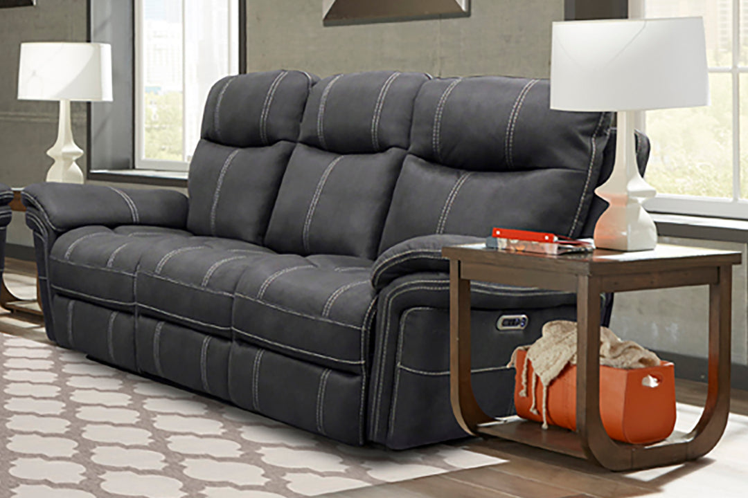 Living Mason - Charcoal Power Reclining Sofa