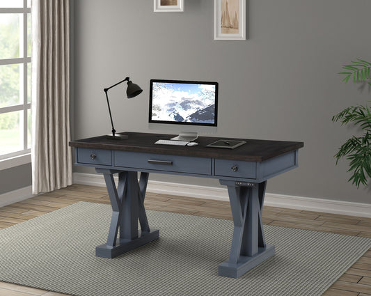 House Americana Modern - Denim 56 In. Power Lift Desk