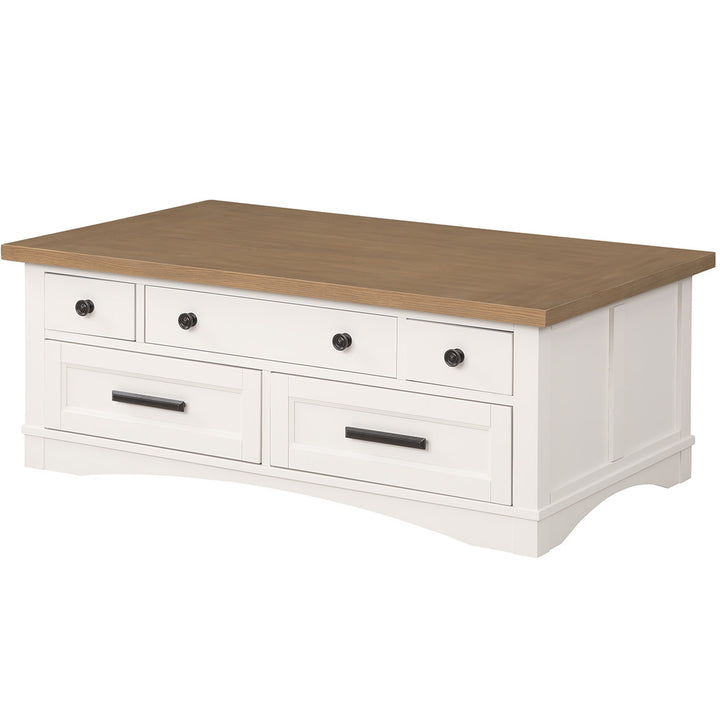 House Americana Modern - Cotton Cocktail Table with Lift Top