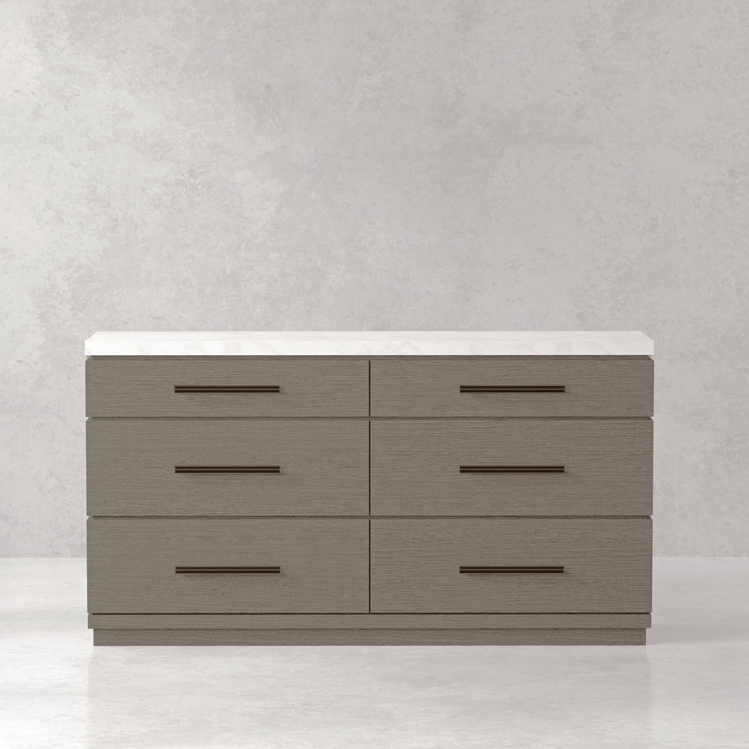 House Pure Modern Bedroom 6 Drawer Dresser