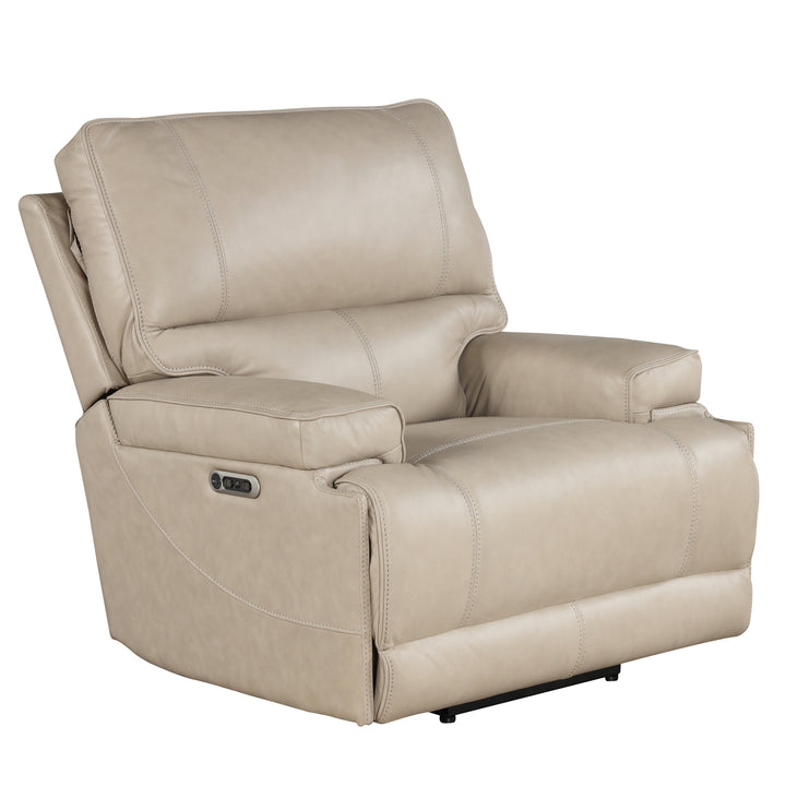 Living Whitman - Verona Linen - Powered By Freemotion Cordless Power Recliner