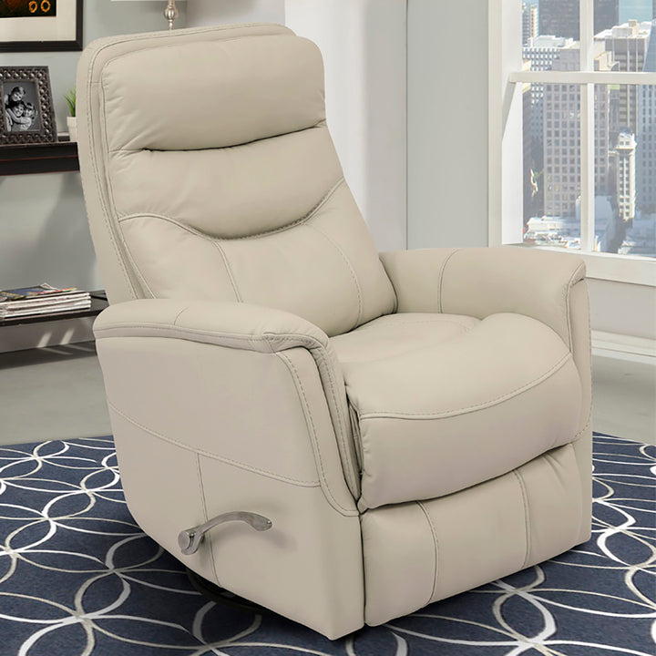 Living Gemini - Ivory Swivel Glider Recliner Two Pack