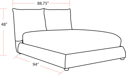 Living Sleep Cumulus - Cozy Snow King Bed