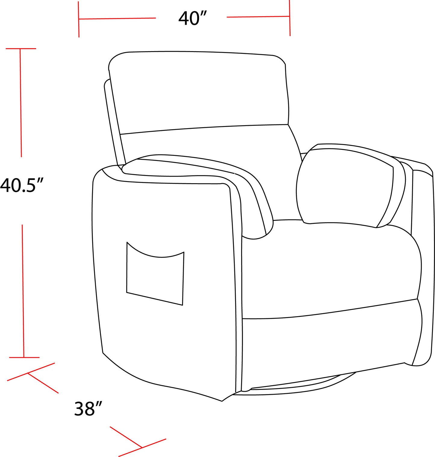 Living Radius Lift - Mineral Power Lift Recliner