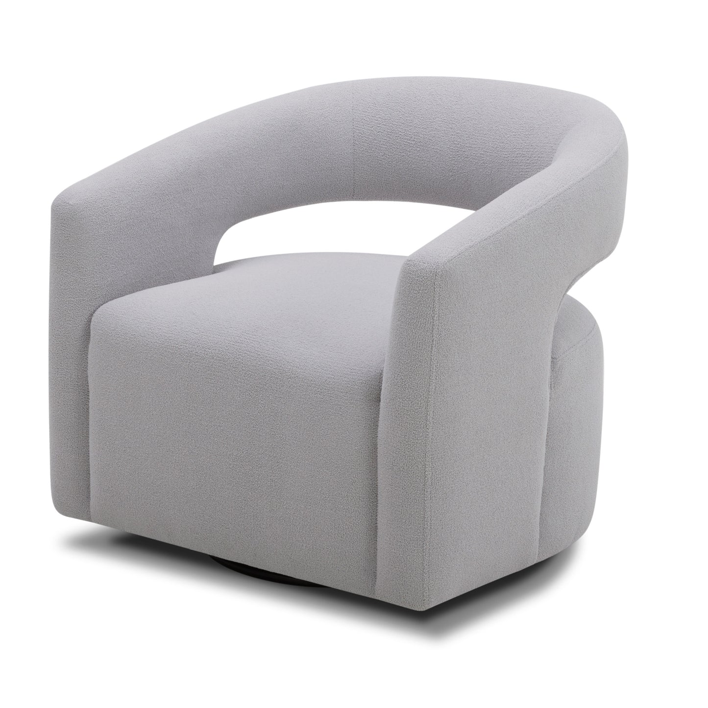 Living Orbit - Dame Dove Open Back Accent Chair