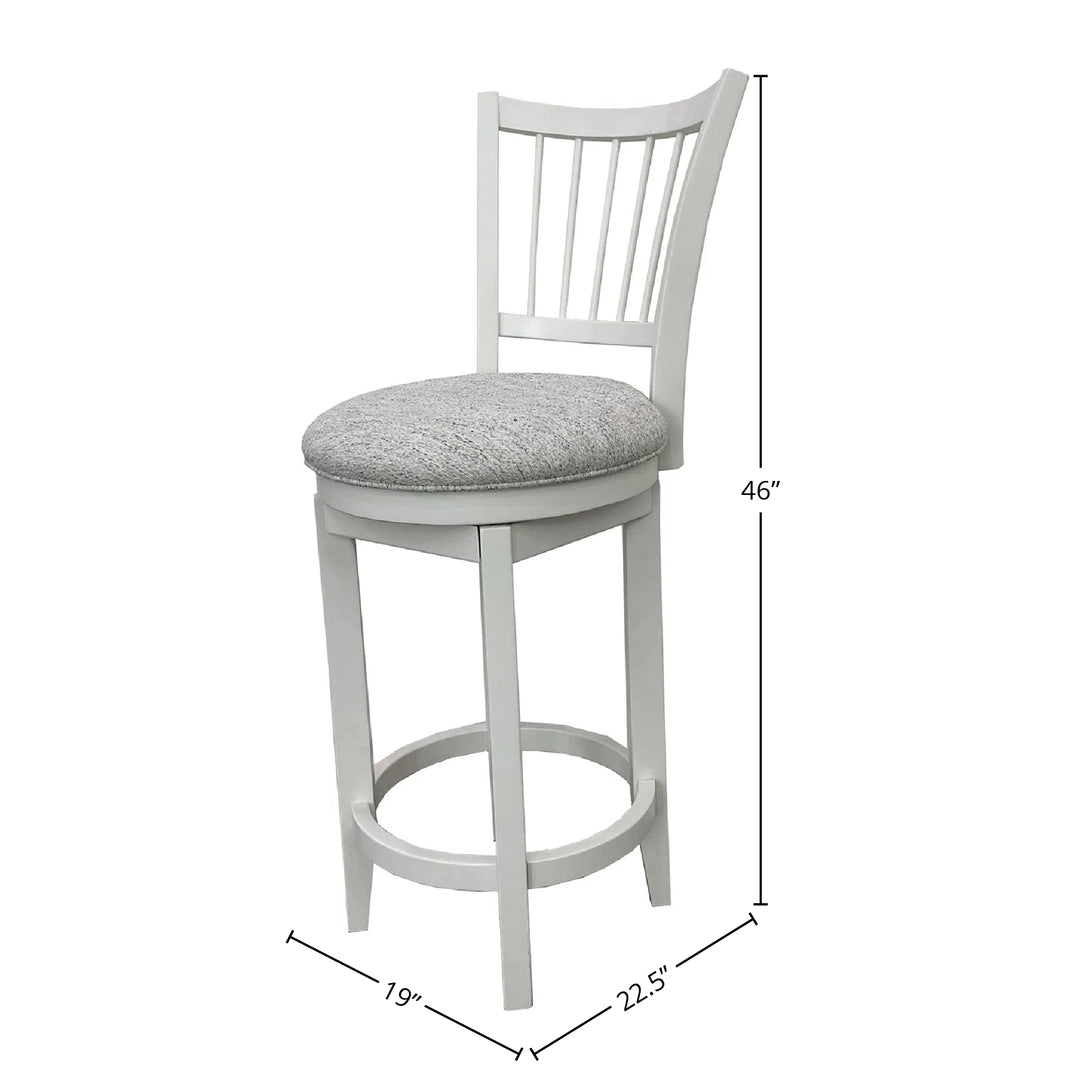 House Americana Modern Dining Spindle Back Swivel Barstool