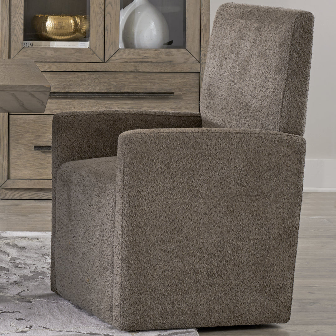 House Pure Modern Dining Upholstered Caster Chair