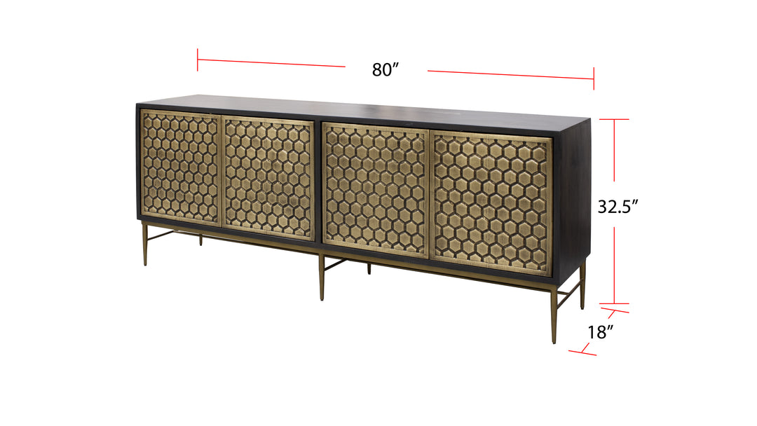 House Crossings - Cairo 80 In. Console