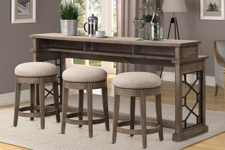 House Sundance - Sandstone Everywhere Console with 3 Stools