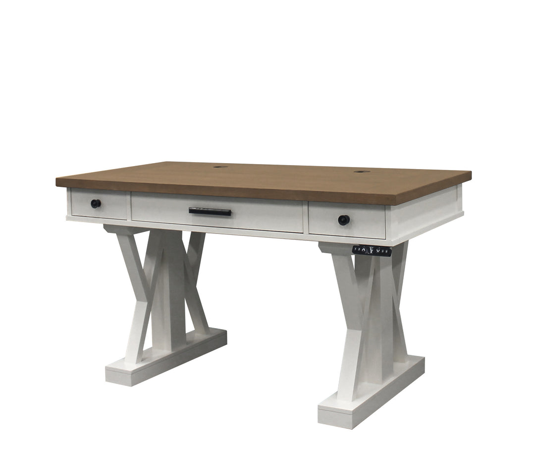 House Americana Modern - Cotton 56 In. Power Lift Desk