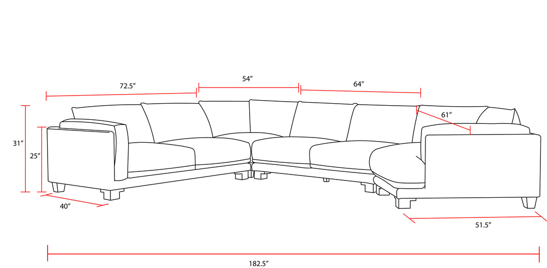 Living Escape - Mirage Mist Armless Loveseat