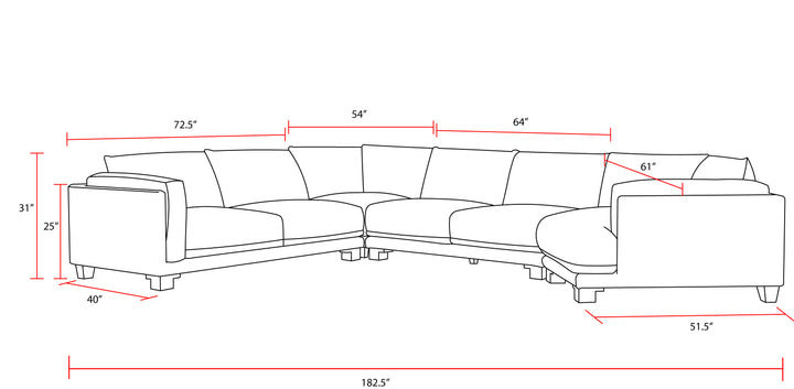 Living Escape - Mirage Mist Armless Loveseat