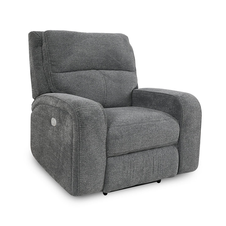 Living Polaris - Bizmark Grey Power Recliner