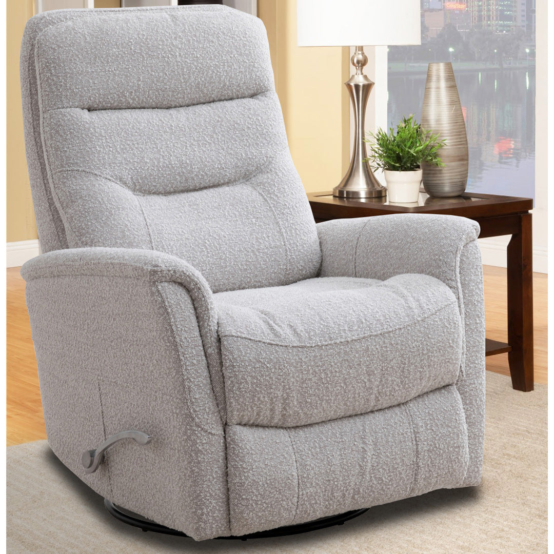 Living Gemini - Bloke Cotton Swivel Glider Recliner Two Pack