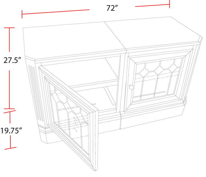 House Huntington 48 In. Expandable Console