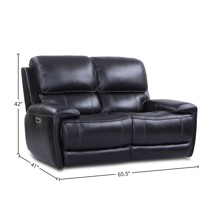 Living Empire - Verona Blackberry Power Reclining Loveseat