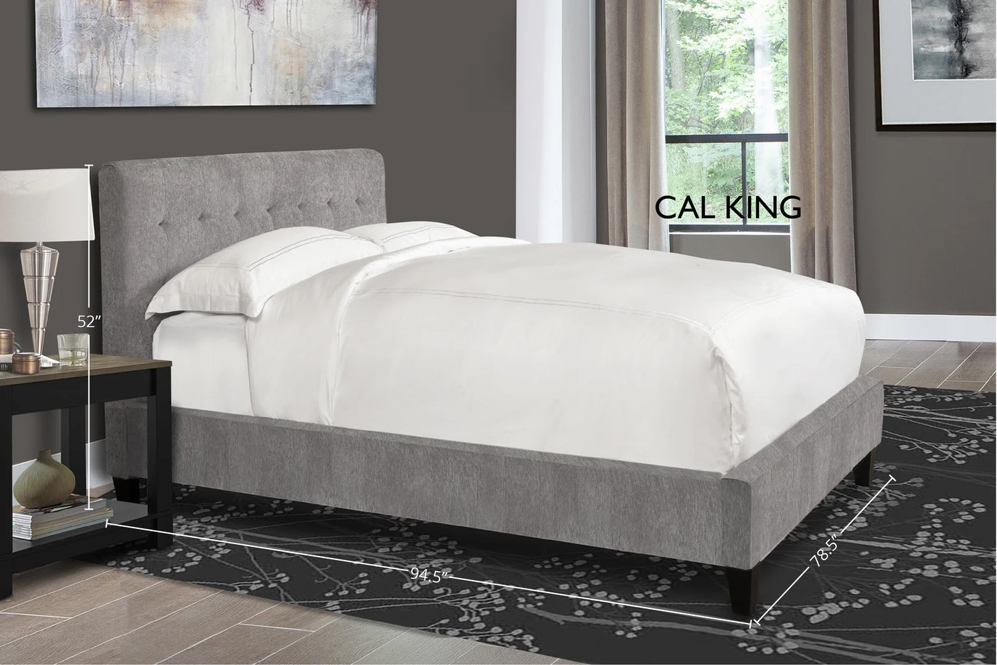 Living Sleep Jody - Cornflower California King Bed