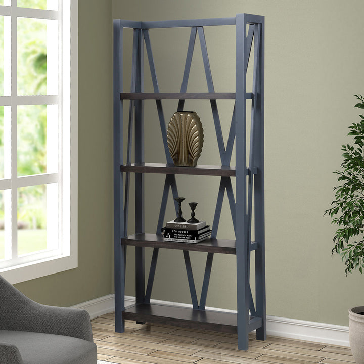 House Americana Modern - Denim Etagere Bookcase