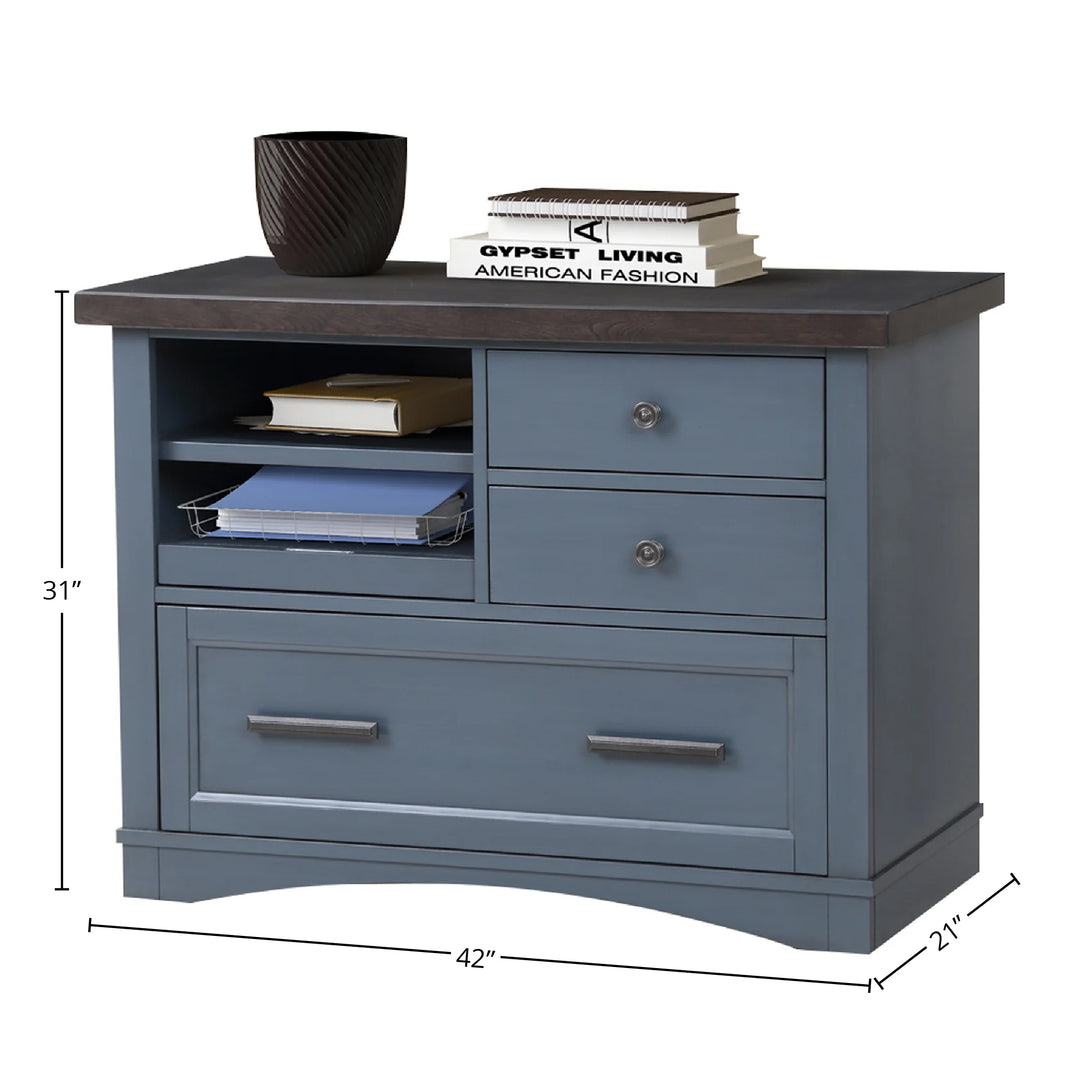 House Americana Modern - Denim Functional File with Power Center