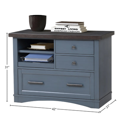 House Americana Modern - Denim Functional File with Power Center