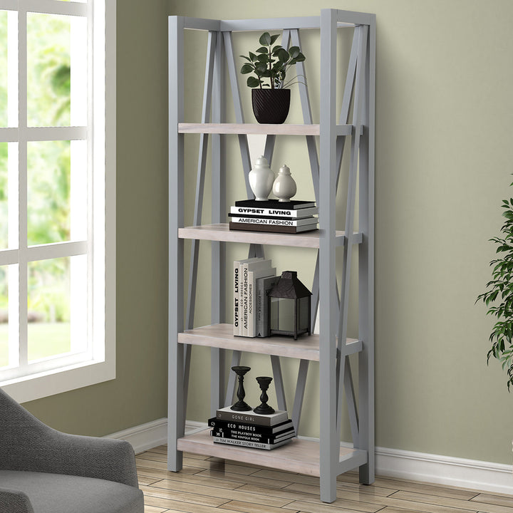 House Americana Modern - Dove Etagere Bookcase