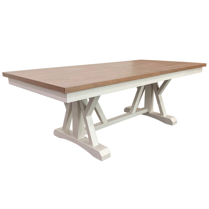 House Americana Modern Dining 88 In. Trestle Extendable Dining Table