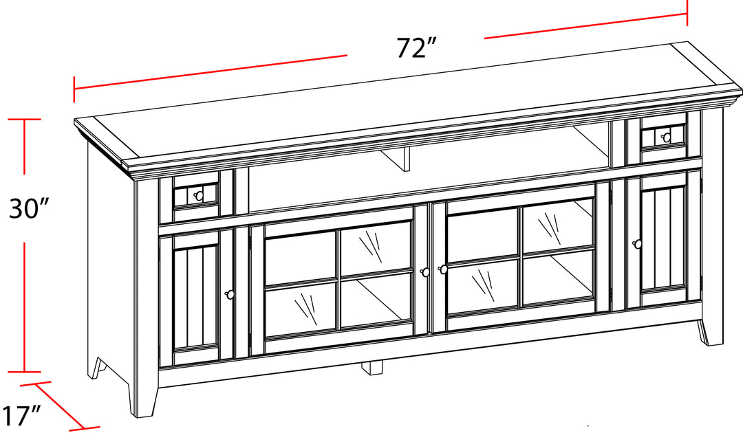 House Tidewater 72 In. TV Console