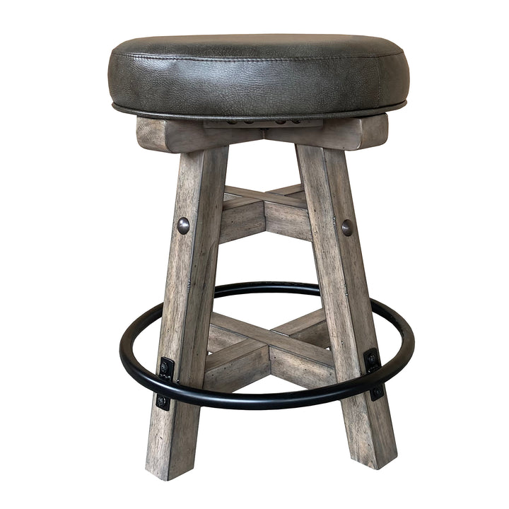 House Lodge Dining Swivel Counter Stool