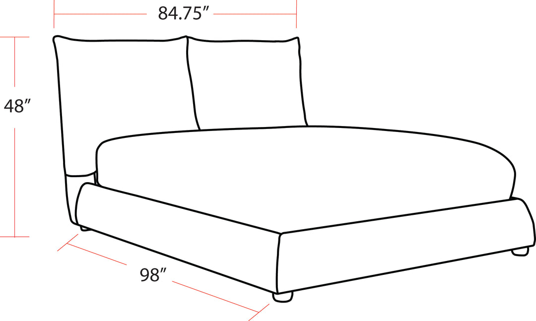 Living Sleep Cumulus - Cozy Snow California King Bed