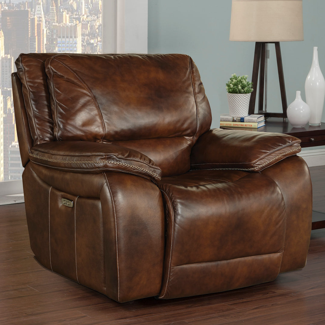 Living Vail - Burnt Sienna Power Recliner