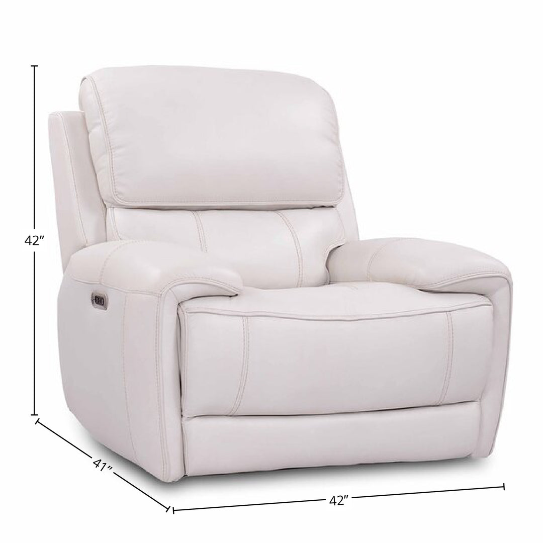 Living Empire - Verona Ivory Power Recliner