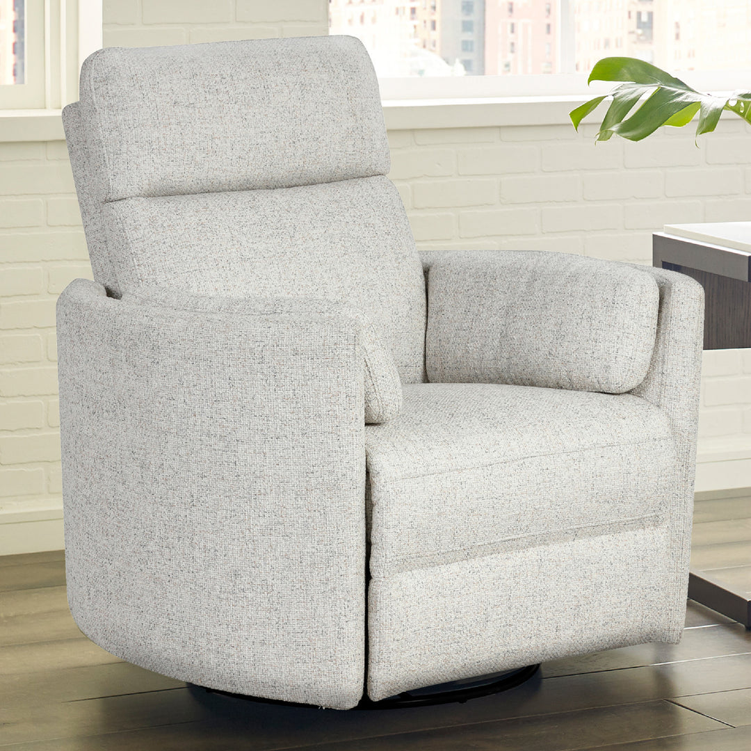 Living Radius - Natural Beauty Quartz Power Swivel Glider Recliner Two Pack