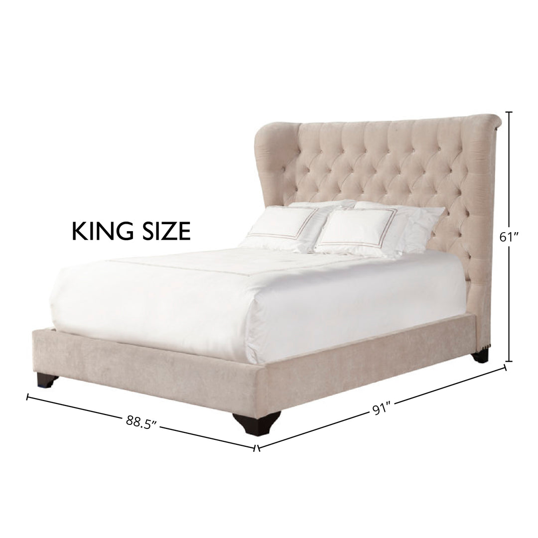 Living Sleep Chloe - Meringue King Bed