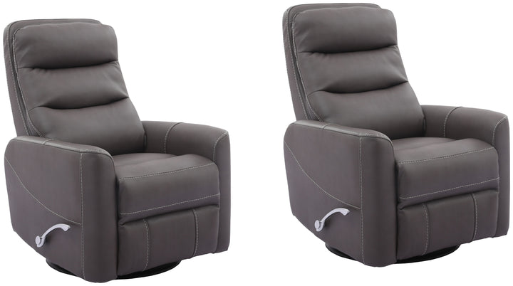 Living Hercules - Haze Swivel Glider Recliner Two Pack