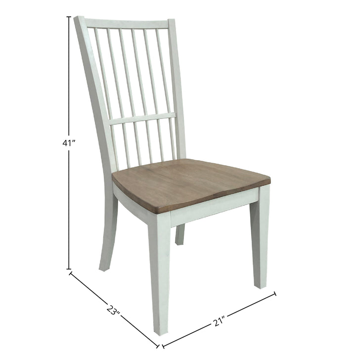 House Americana Modern Dining Spindle Back Dining Chair (2/CTN Sold in pairs)