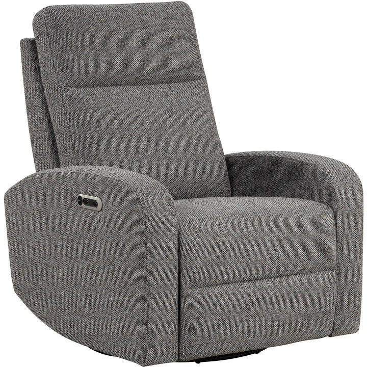 Living Thriller - Natural Beauty Grey Power Swivel Glider Recliner