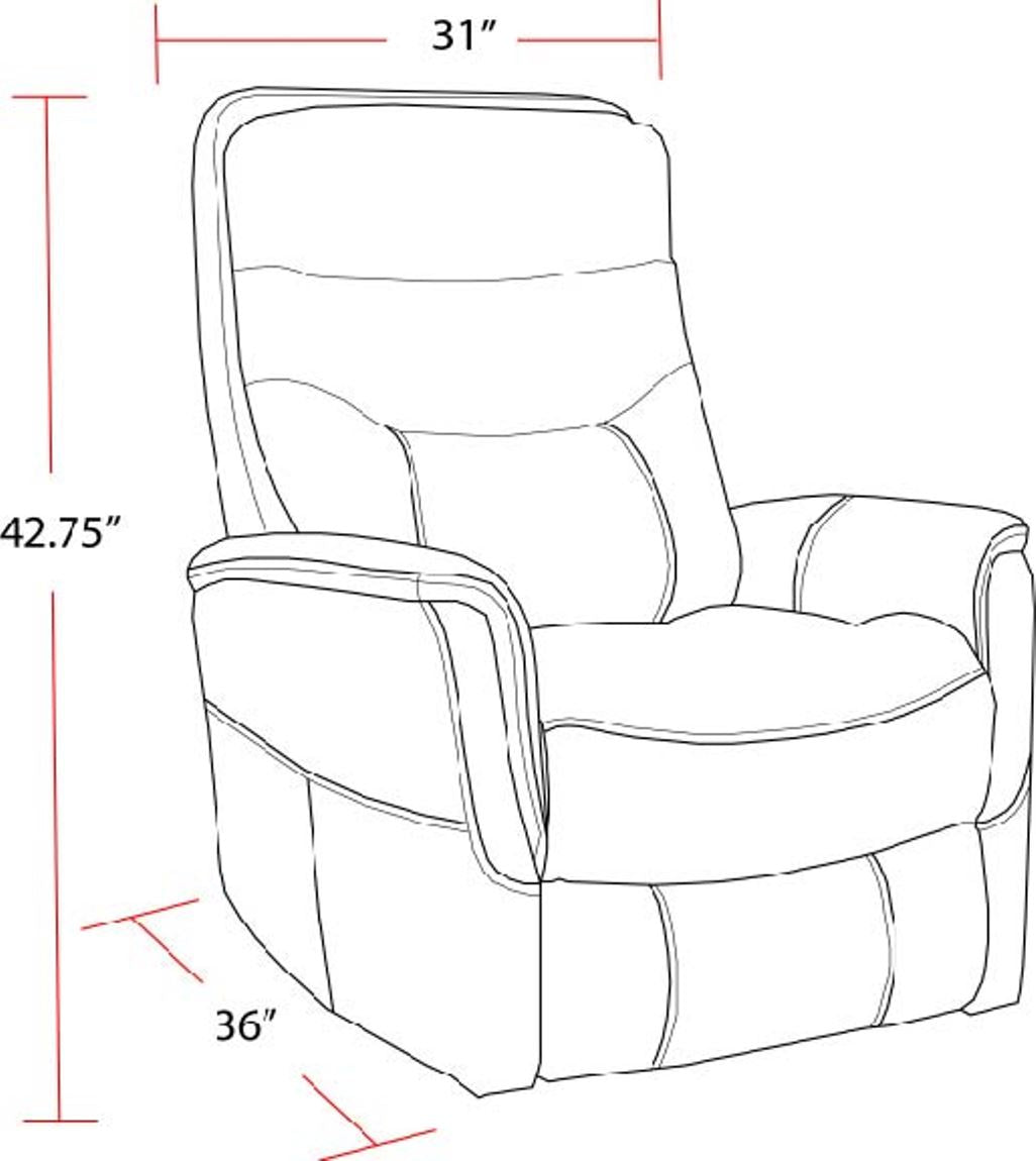 Living Gemini - Softy Ivory Power Lift Recliner with Articulating Headrest Two Pack