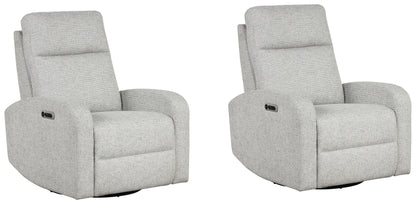 Living Thriller - Natural Beauty Multi Power Swivel Glider Recliner Two Pack