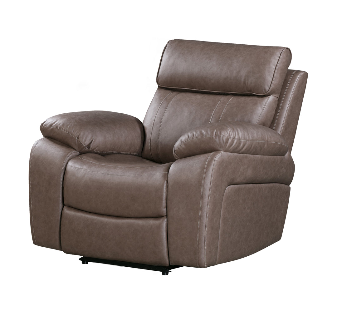 Living Theon - Stokes Toffee Glider Recliner