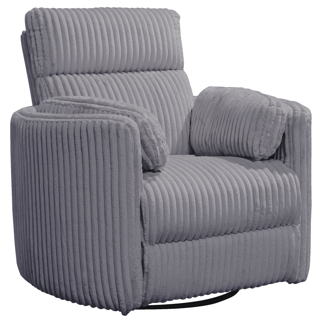 Living Radius - Mega Grey Swivel Power Glider Recliner