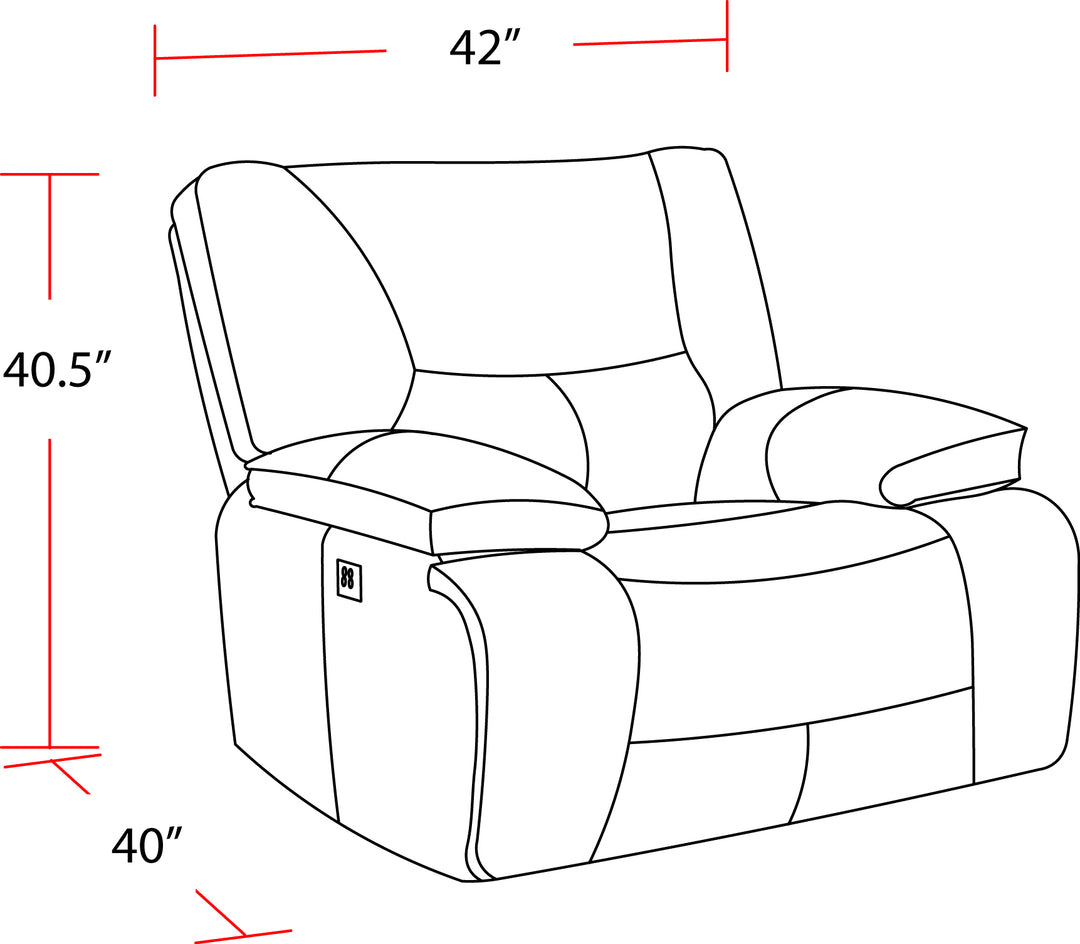 Living Spartacus - Haze Power Recliner