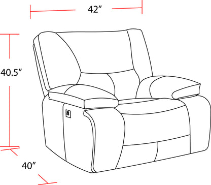 Living Spartacus - Haze Power Recliner