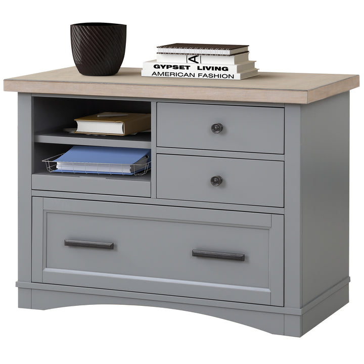 House Americana Modern - Dove Functional File with Power Center