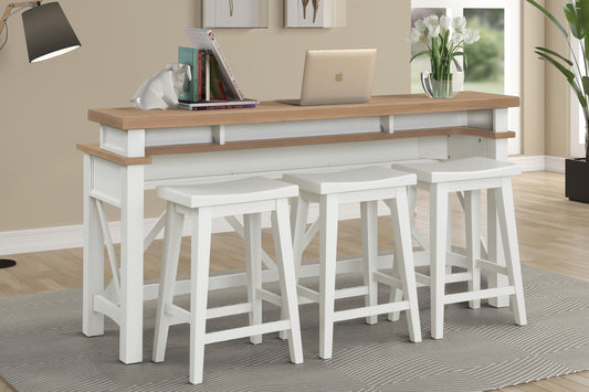 House Americana Modern - Cotton Everywhere Console with 3 Stools