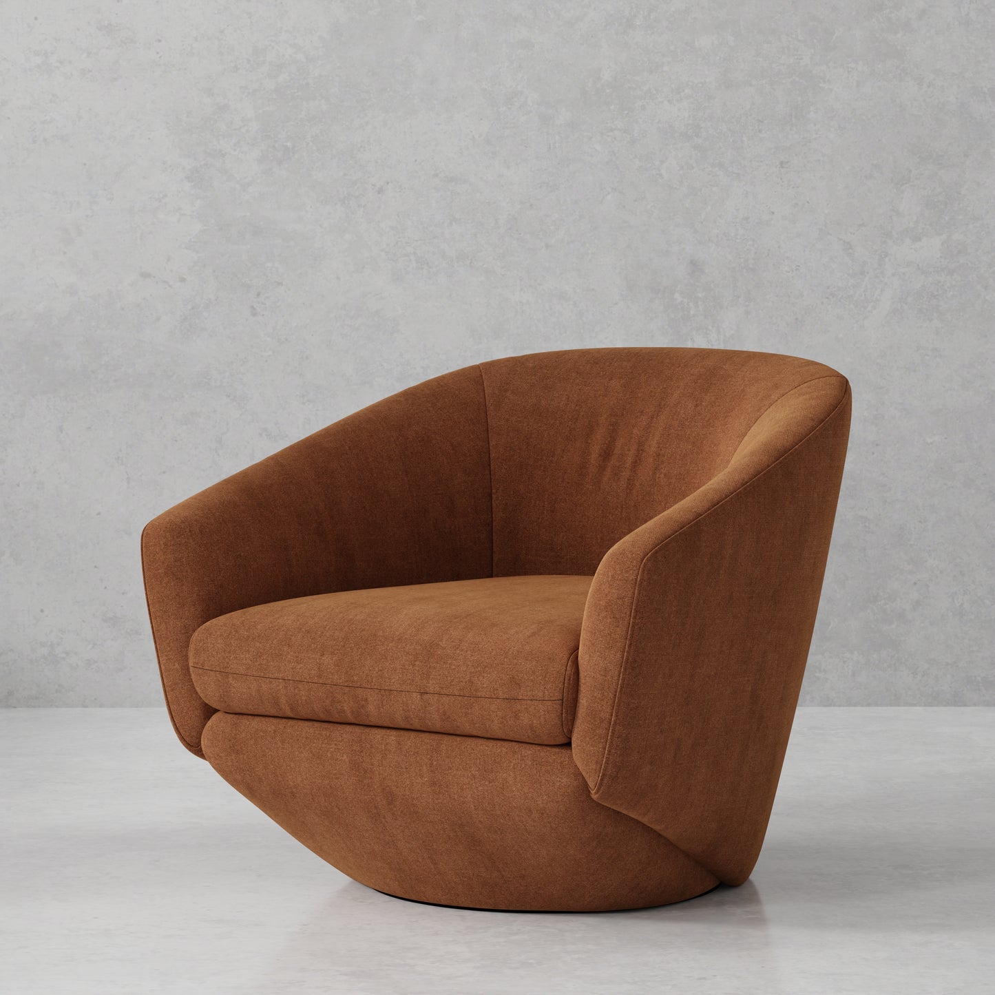 Living The Twist - Elise Rust Swivel Chair Two Pack