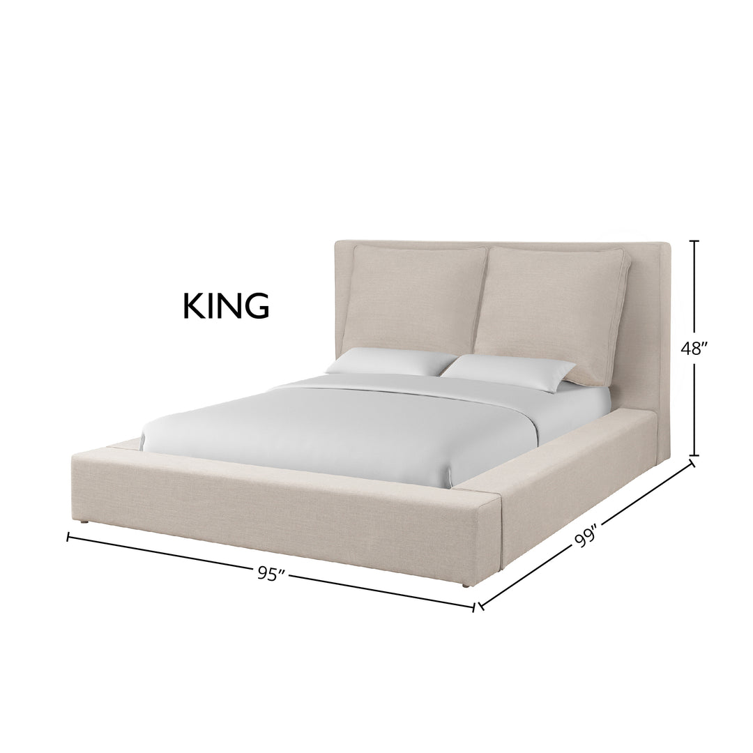 Living Sleep Heavenly - Flax Natural King Bed