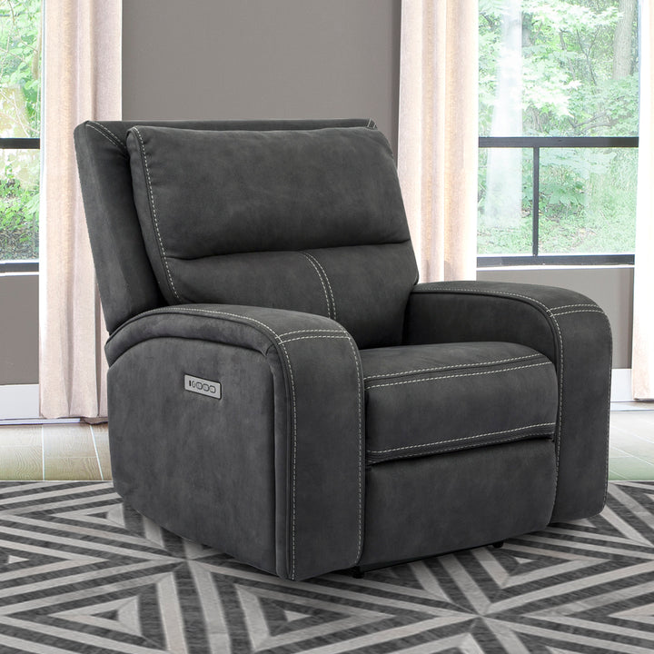 Living Polaris - Slate Power Recliner