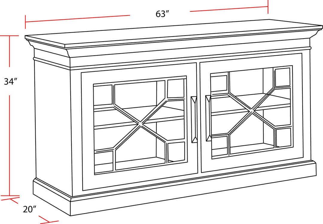 House Sundance - Sandstone 63 In.Tv Console