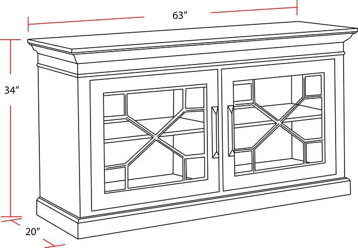 House Sundance - Sandstone 63 In.Tv Console