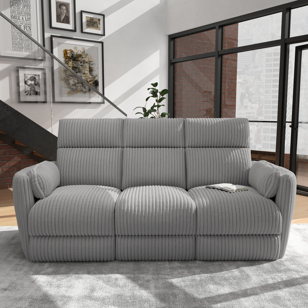 Living Radius - Mega Grey Power Reclining Sofa